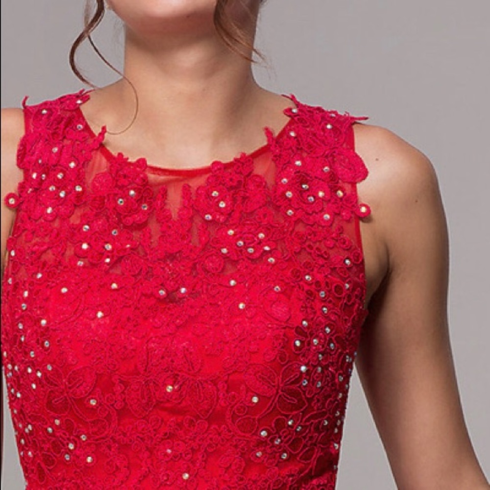 Prom Girl Red Dress